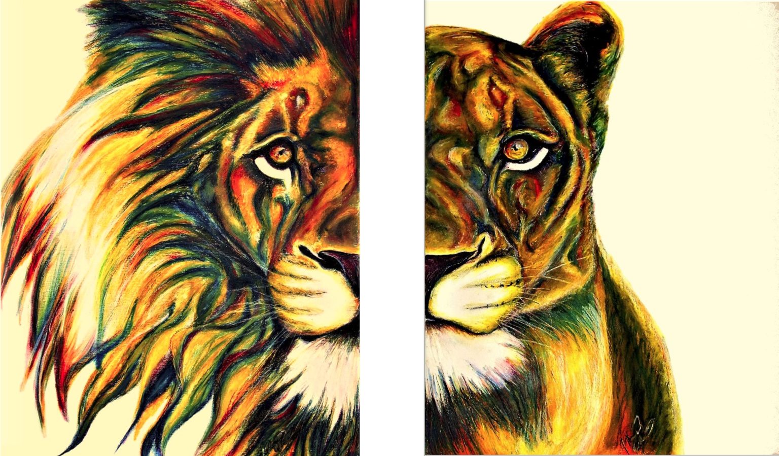 lion-faces-in-color-j-novis-elkins-art-and-writing