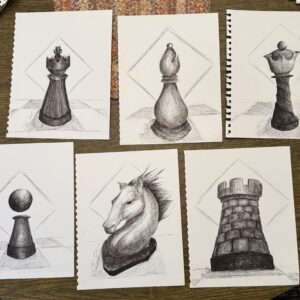 Chess Sketch Set